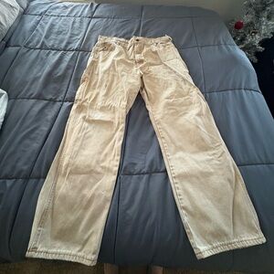 Dickies Men's Relaxed Fit Tan Jeans